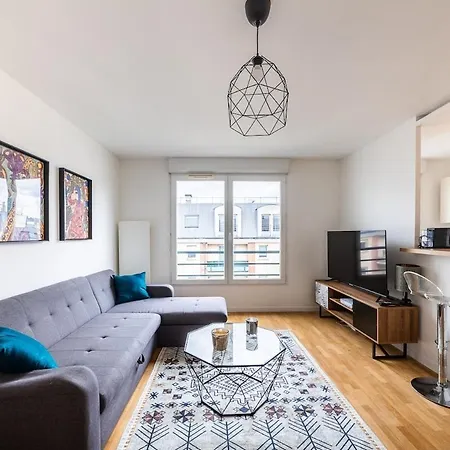 Chic&cosy 1-bedroom Apart,2 Min Metro,10 Min Paris *